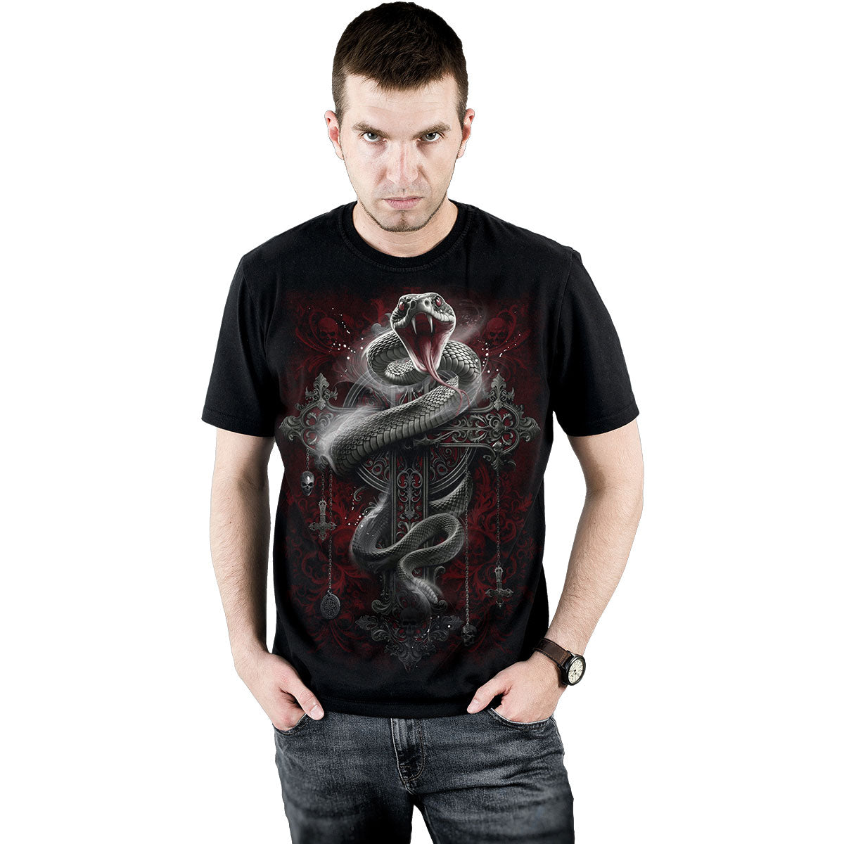 Een foto van een Spiral T-Shirt