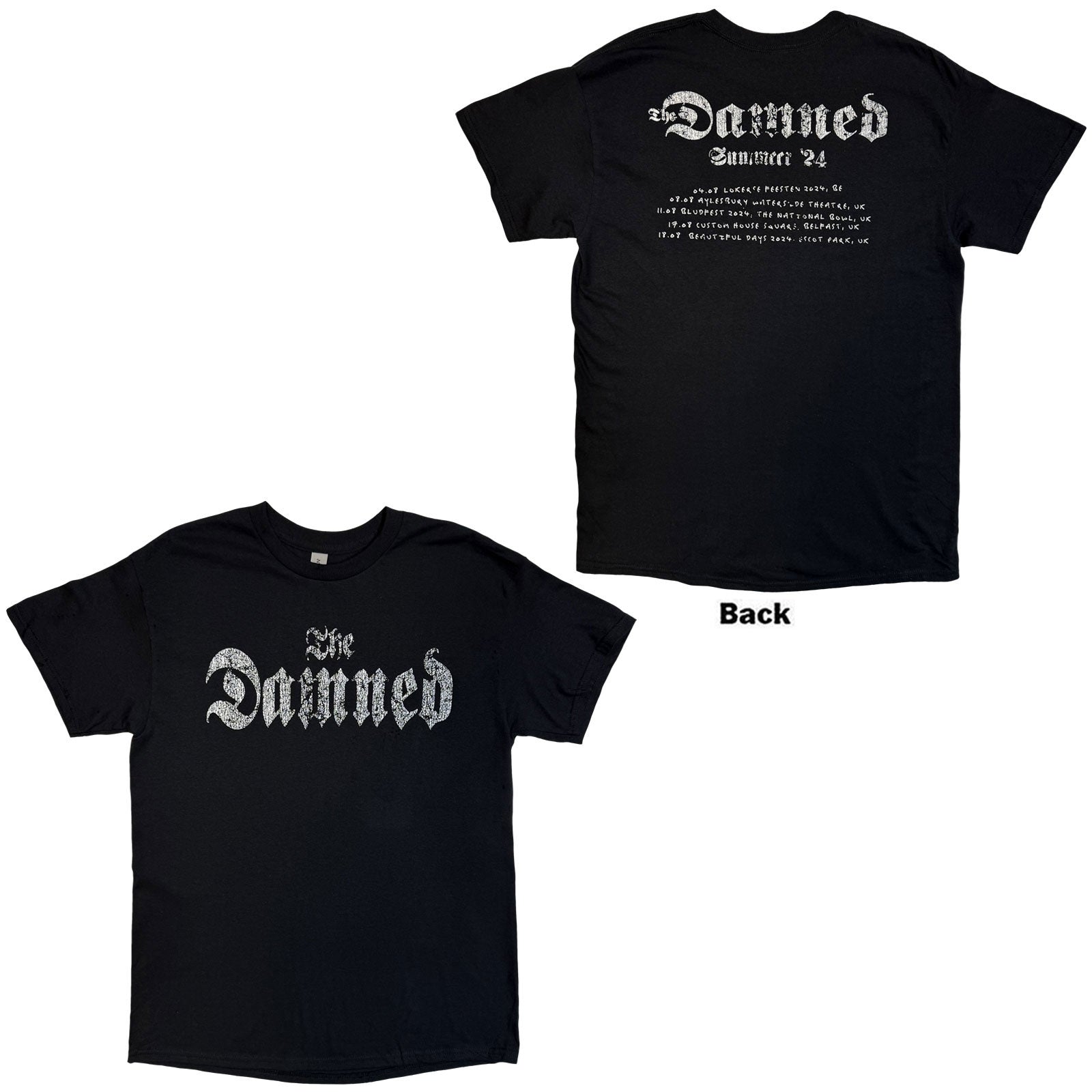 Een foto van een The Damned T-Shirt