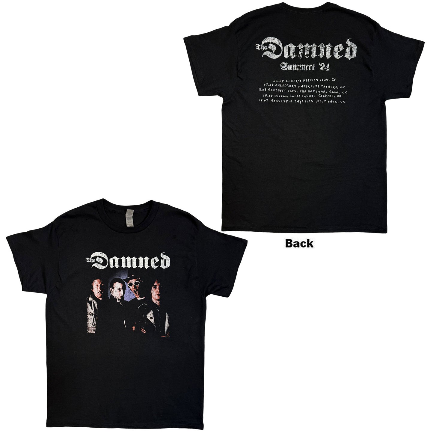 Een foto van een The Damned T-Shirt