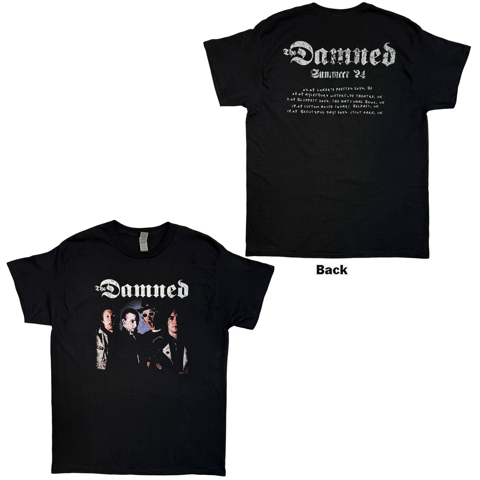 Een foto van een The Damned T-Shirt