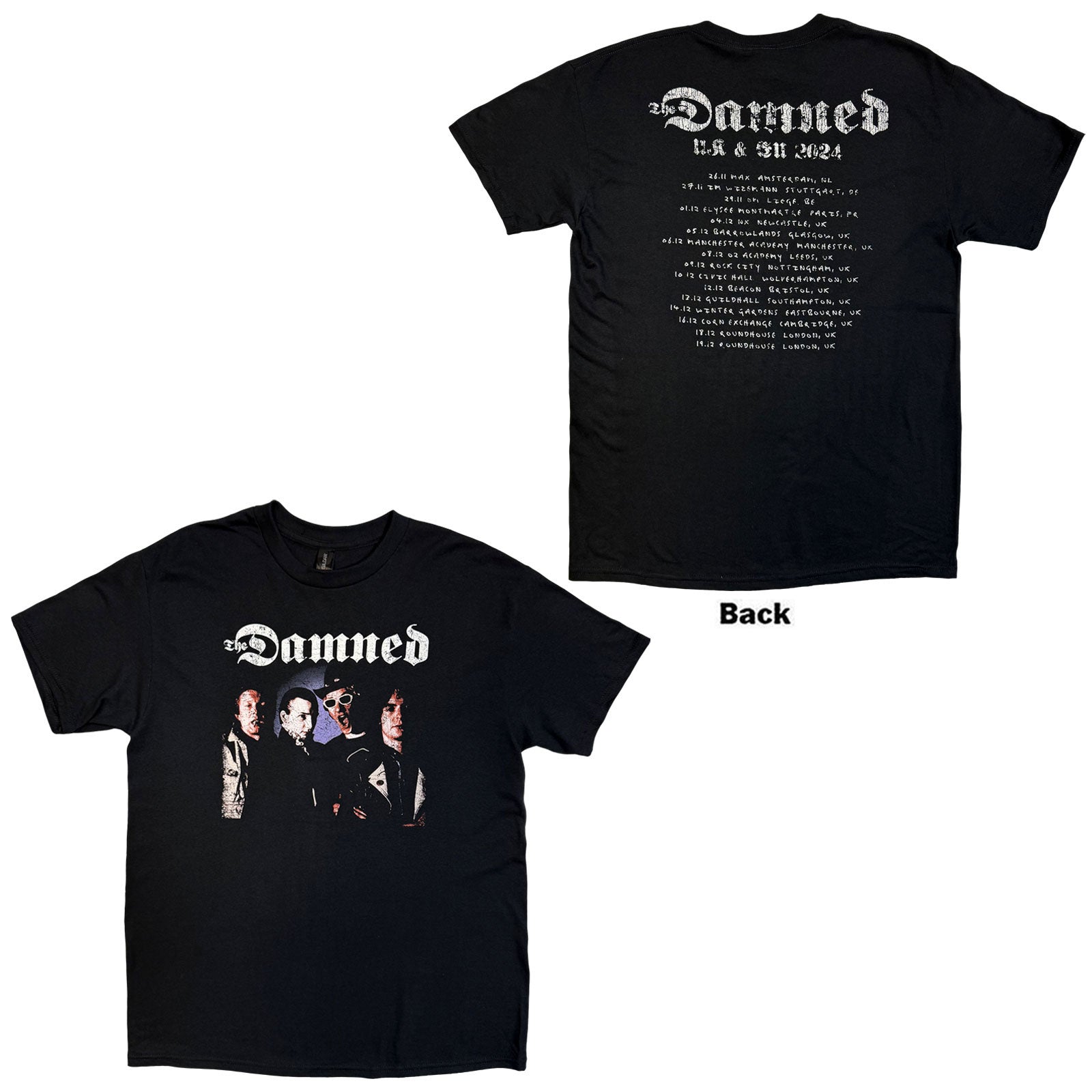 Een foto van een The Damned T-Shirt