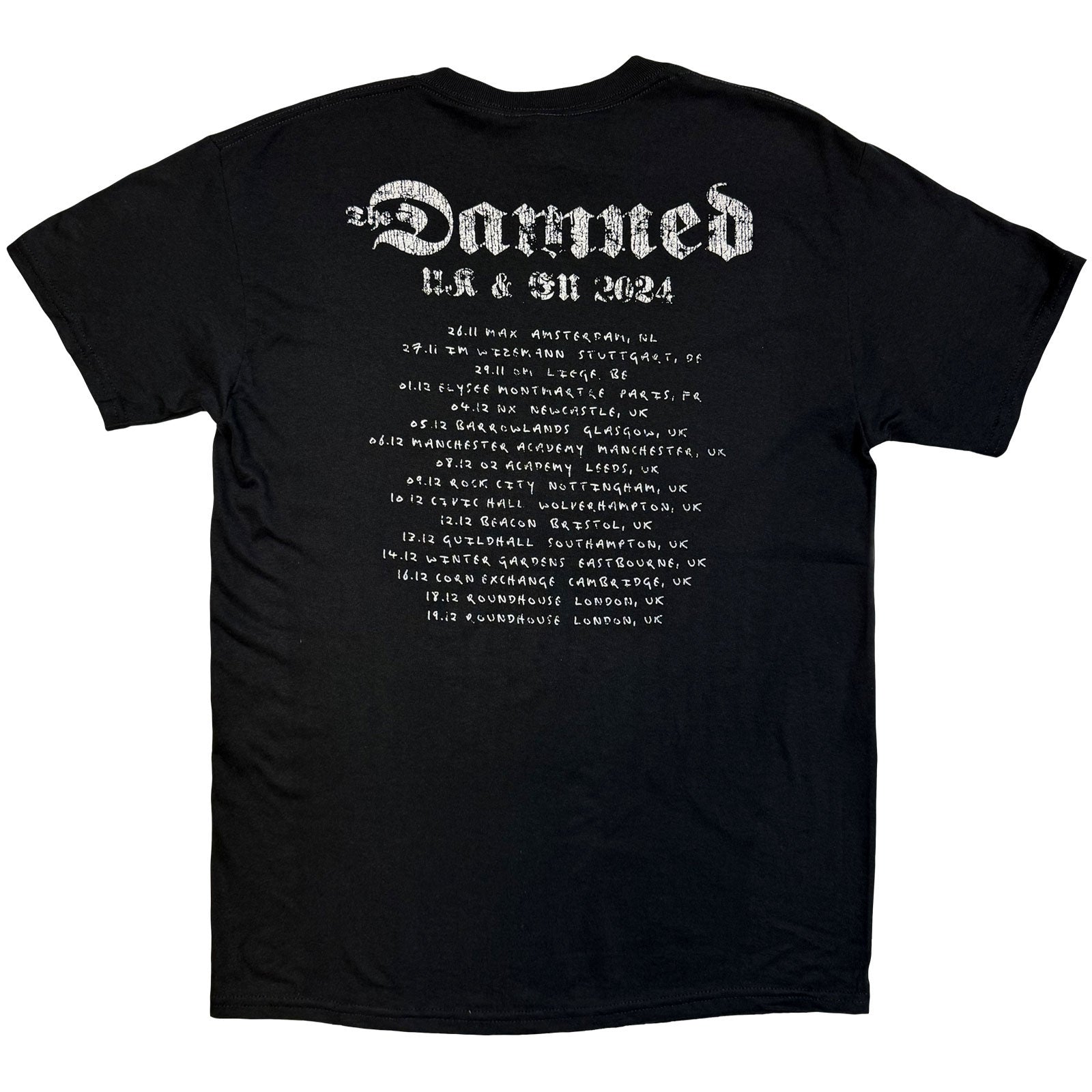 Een foto van een The Damned T-Shirt