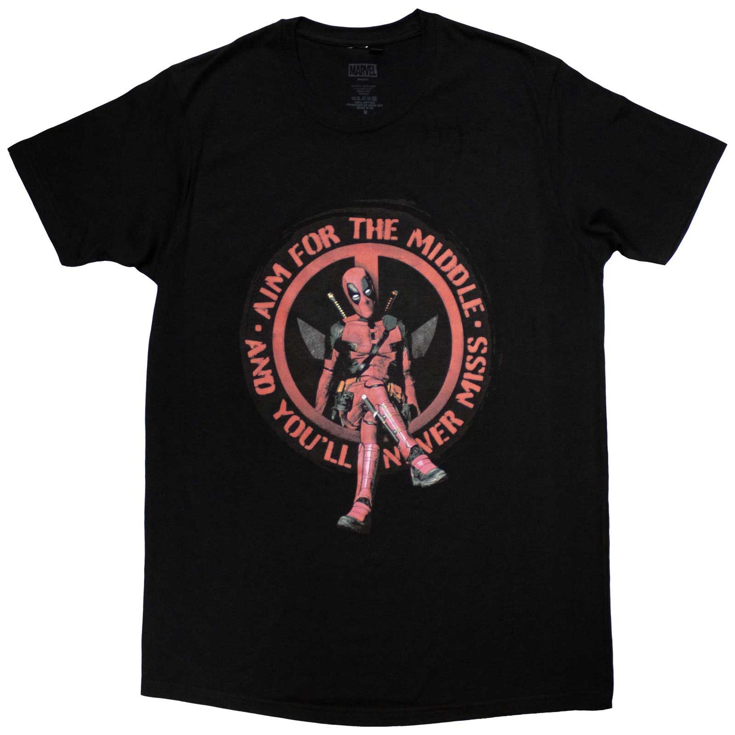 Een foto van een Marvel Comics T-Shirt
