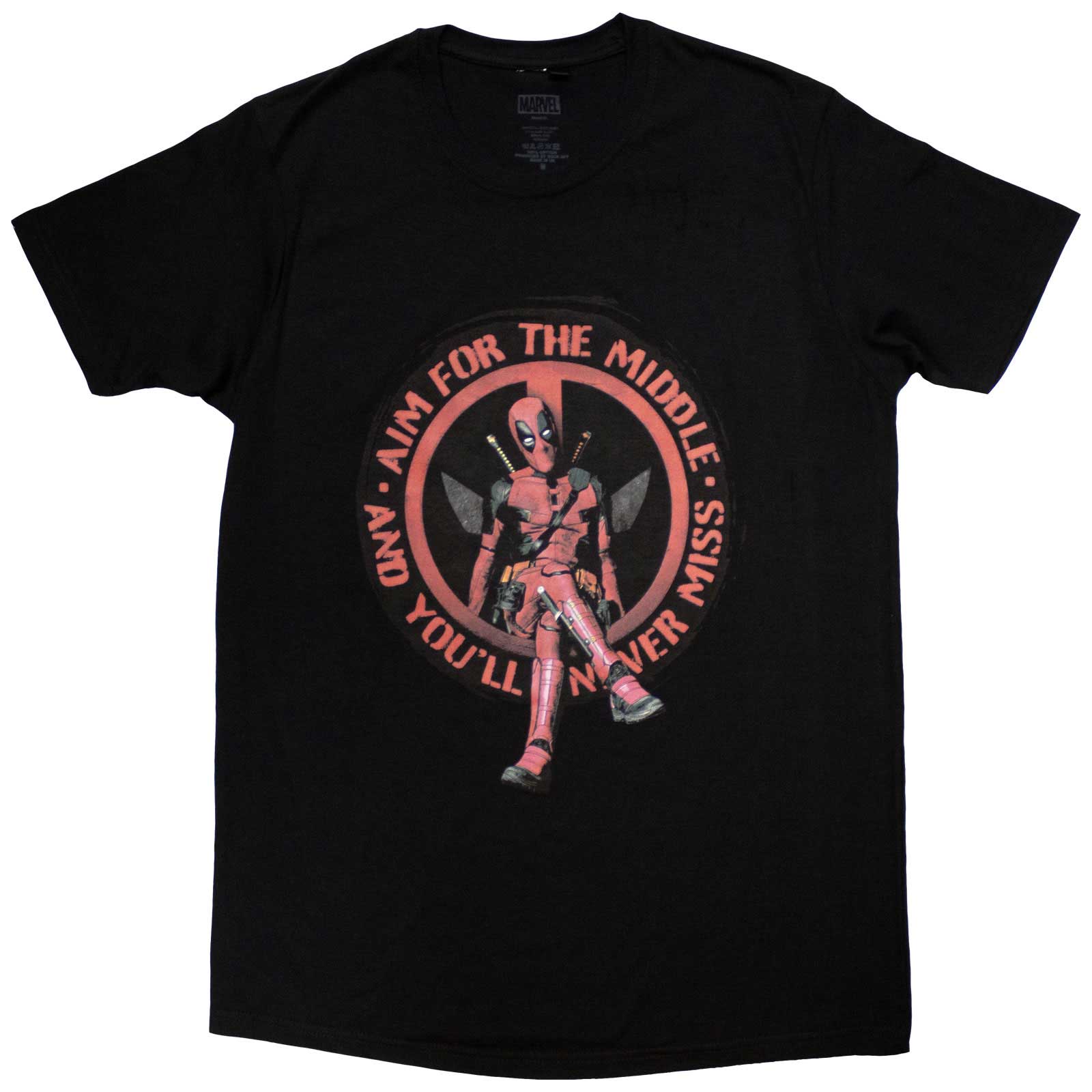 Een foto van een Marvel Comics T-Shirt