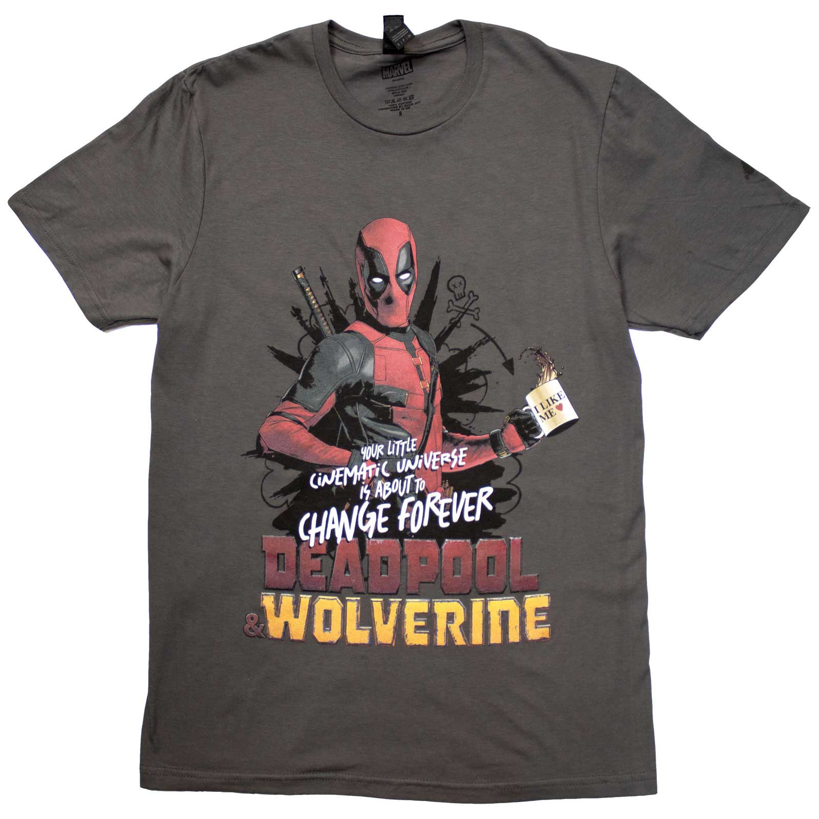 Een foto van een Marvel Comics T-Shirt