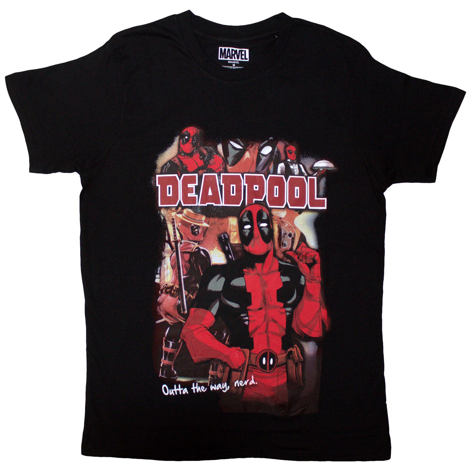 Een foto van een Marvel Comics T-Shirt
