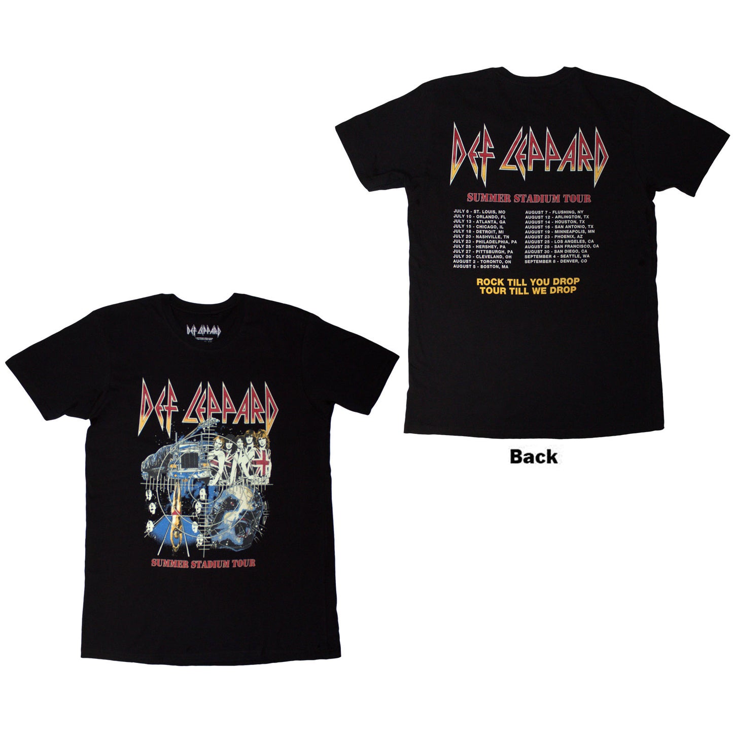 Een foto van een Def Leppard T-Shirt