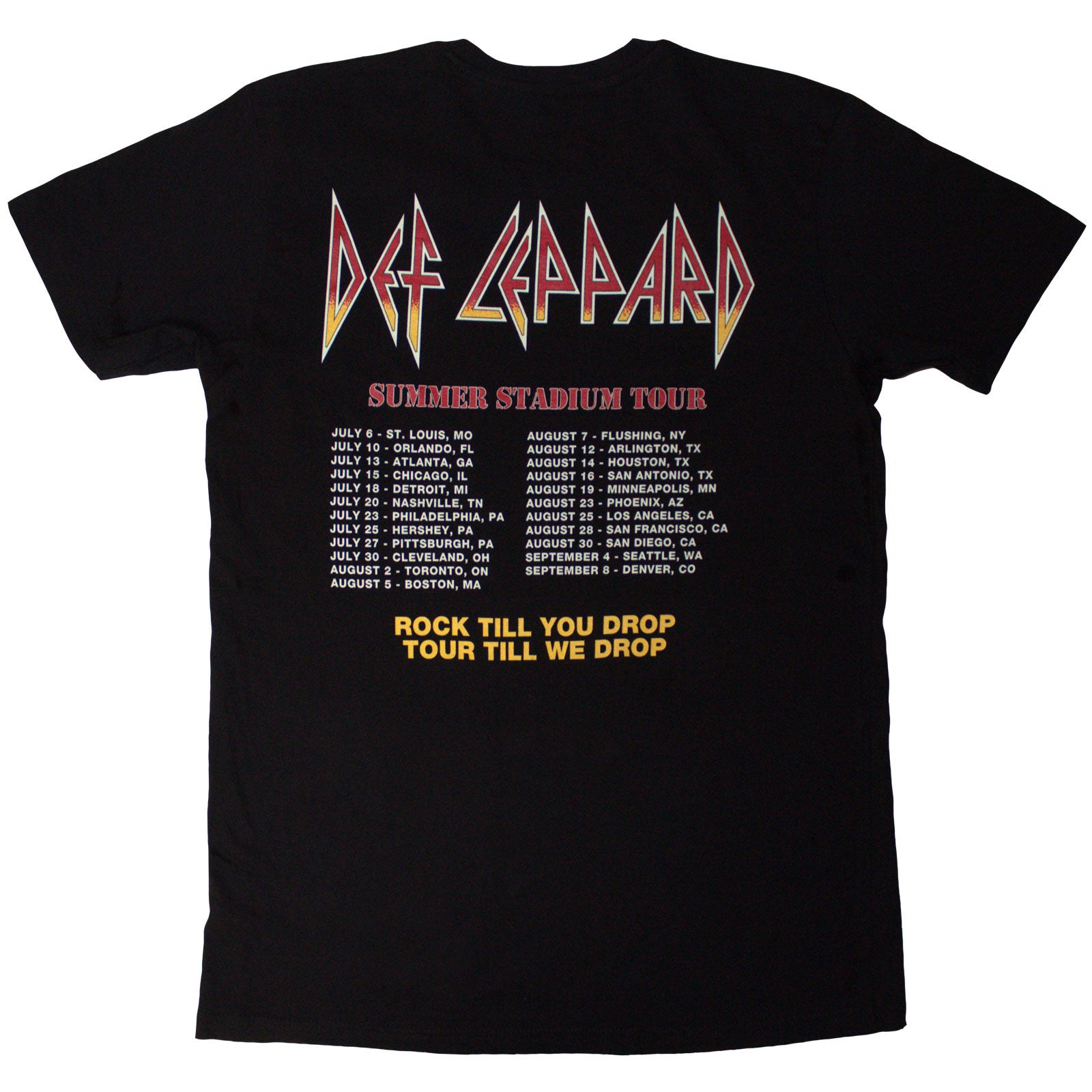 Een foto van een Def Leppard T-Shirt