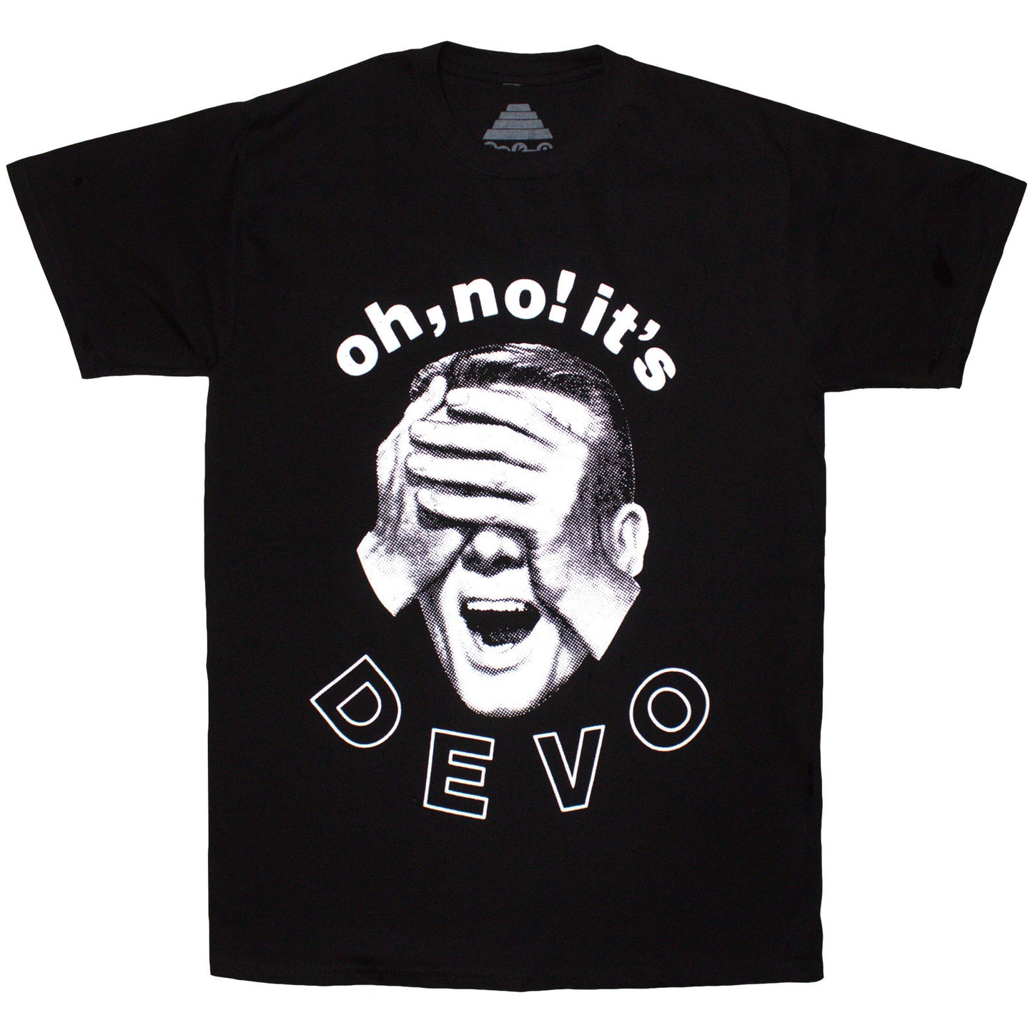 Een foto van een Devo T-Shirt