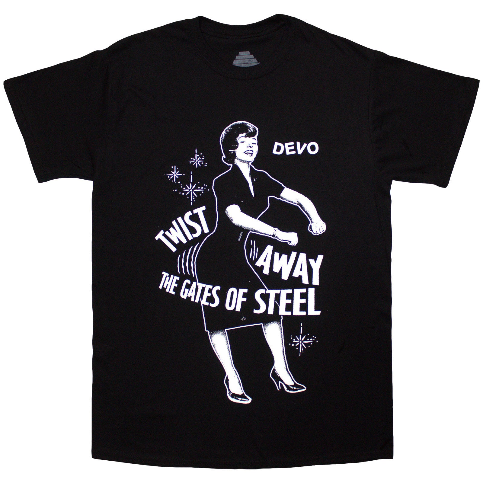Een foto van een Devo T-Shirt