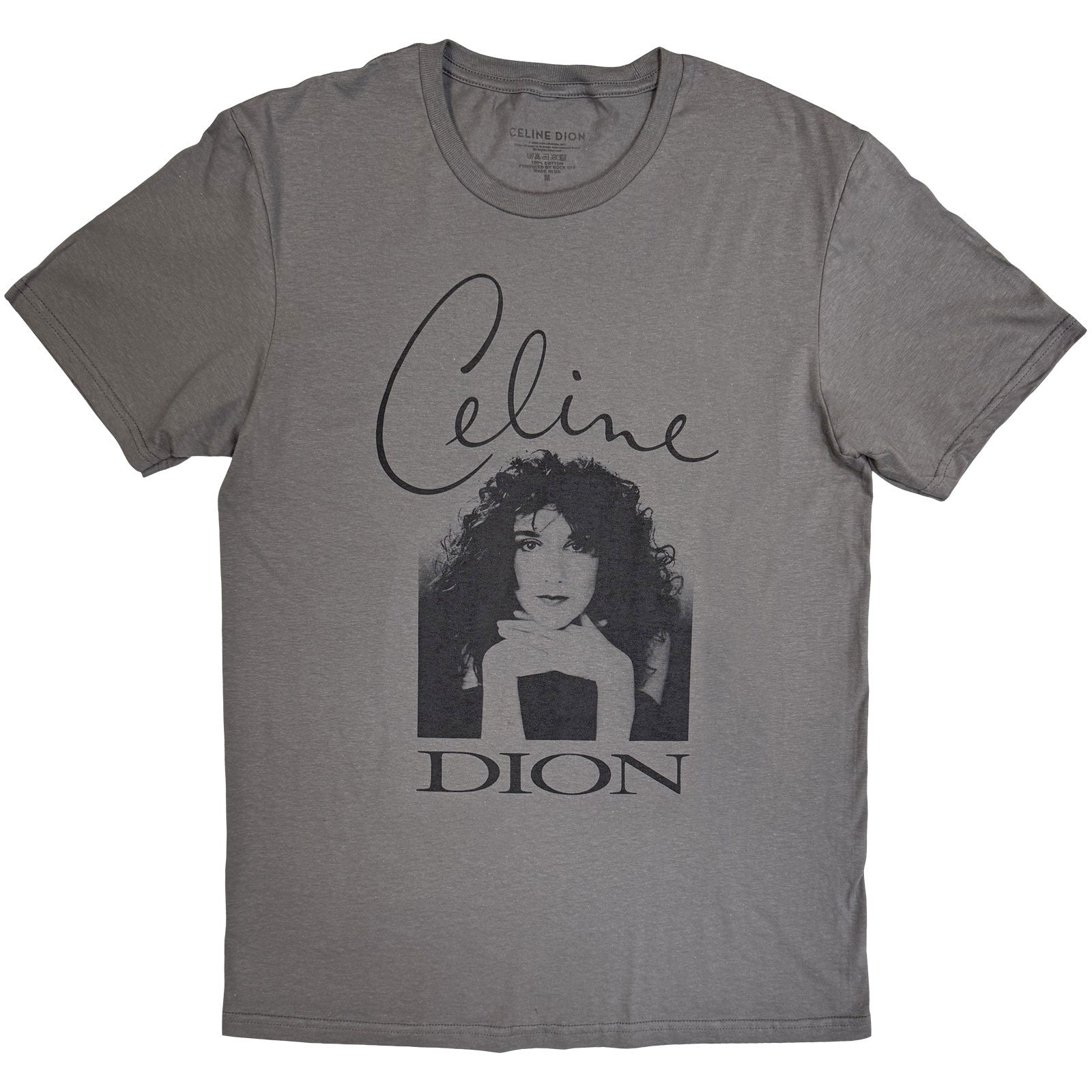 Een foto van een Celine Dion T-Shirt