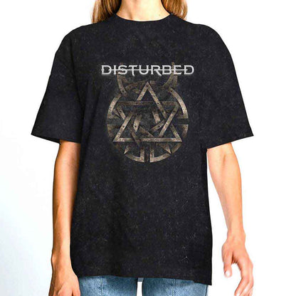 Een foto van een Disturbed T-Shirt