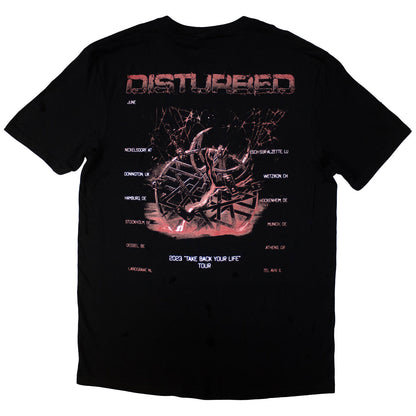 Een foto van een Disturbed T-Shirt