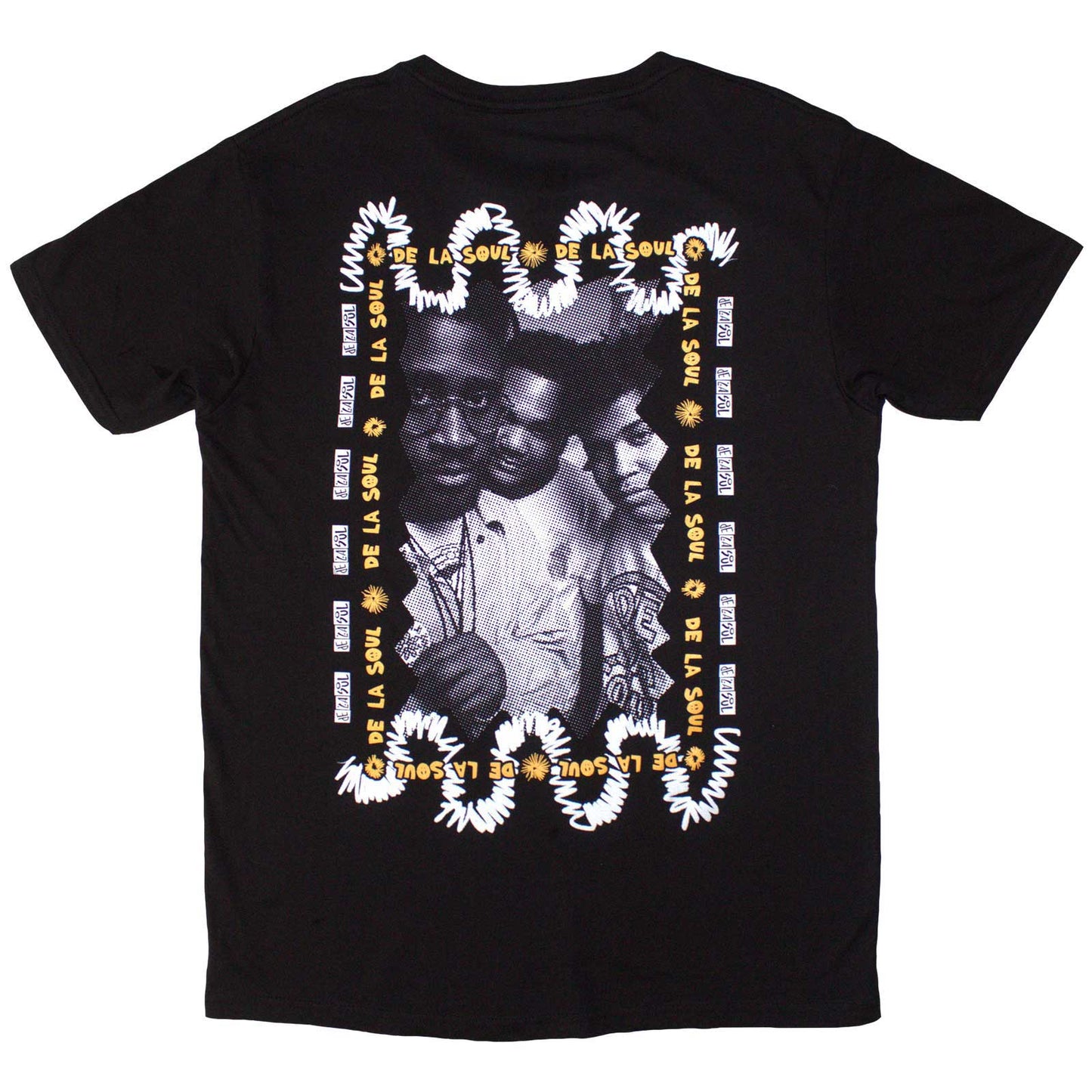 Een foto van een De La Soul T-Shirt