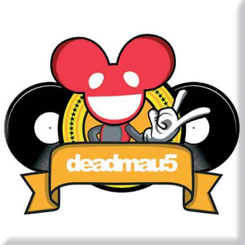 Een foto van een Deadmau5 Koelkastmagneet