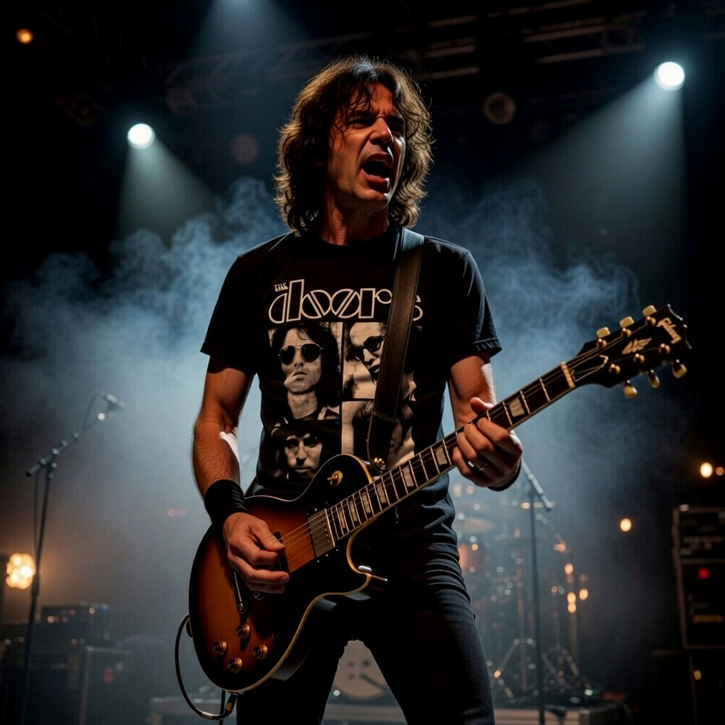 Een foto van een The Doors T-Shirt