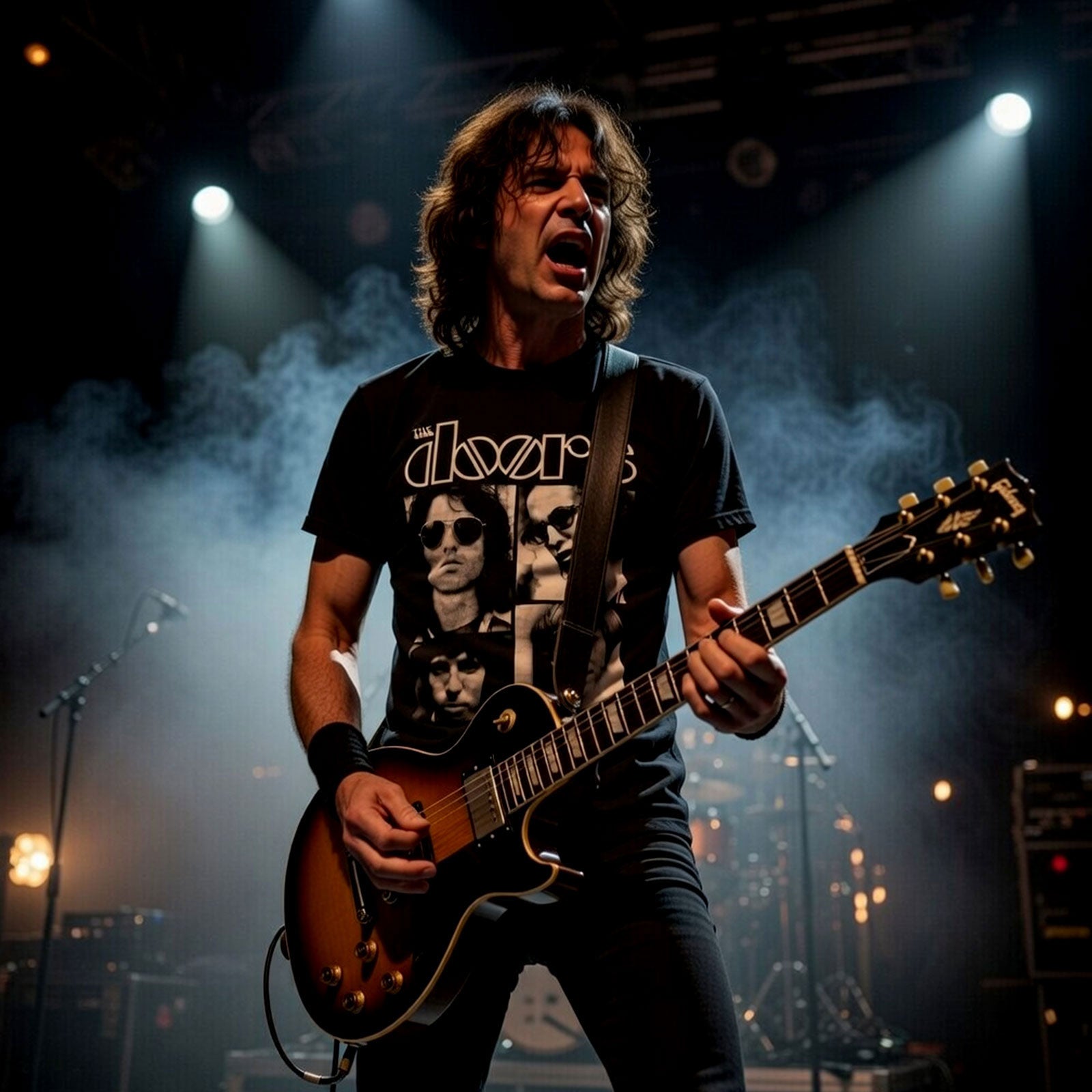 Een foto van een The Doors T-Shirt