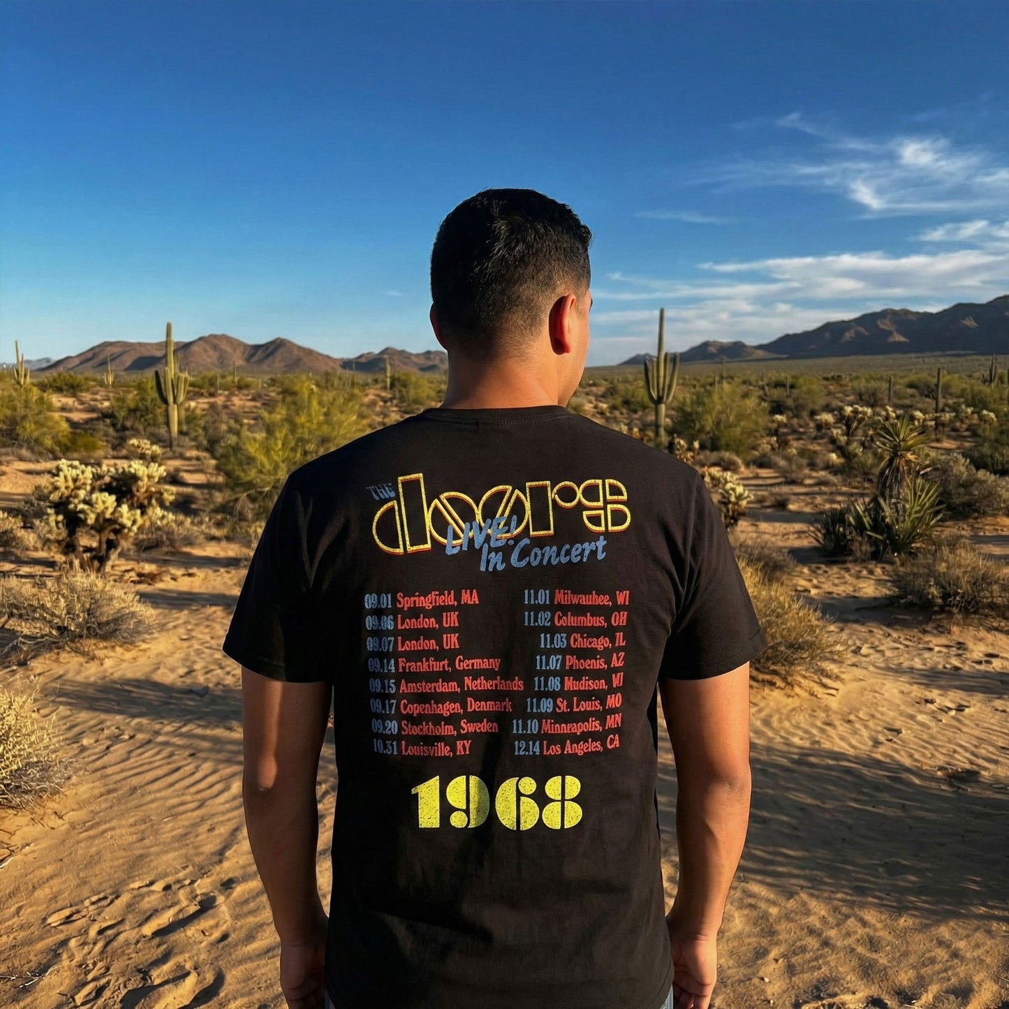 Een foto van een The Doors T-Shirt