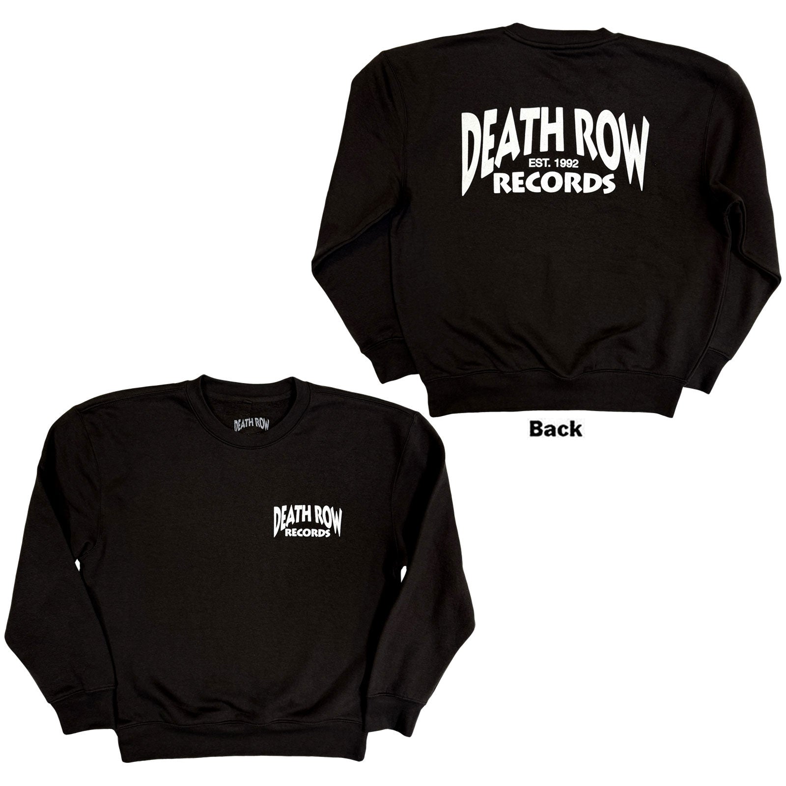 Een foto van een Death Row Records Sweatshirt