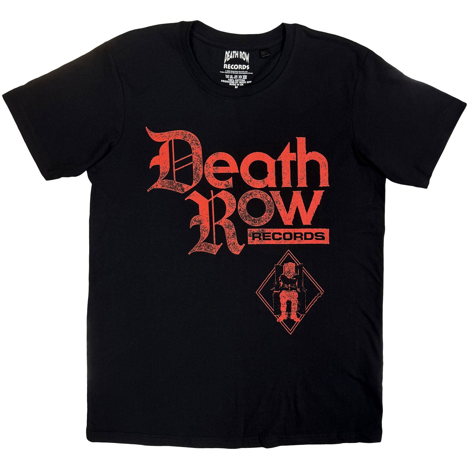 Een foto van een Death Row Records T-Shirt