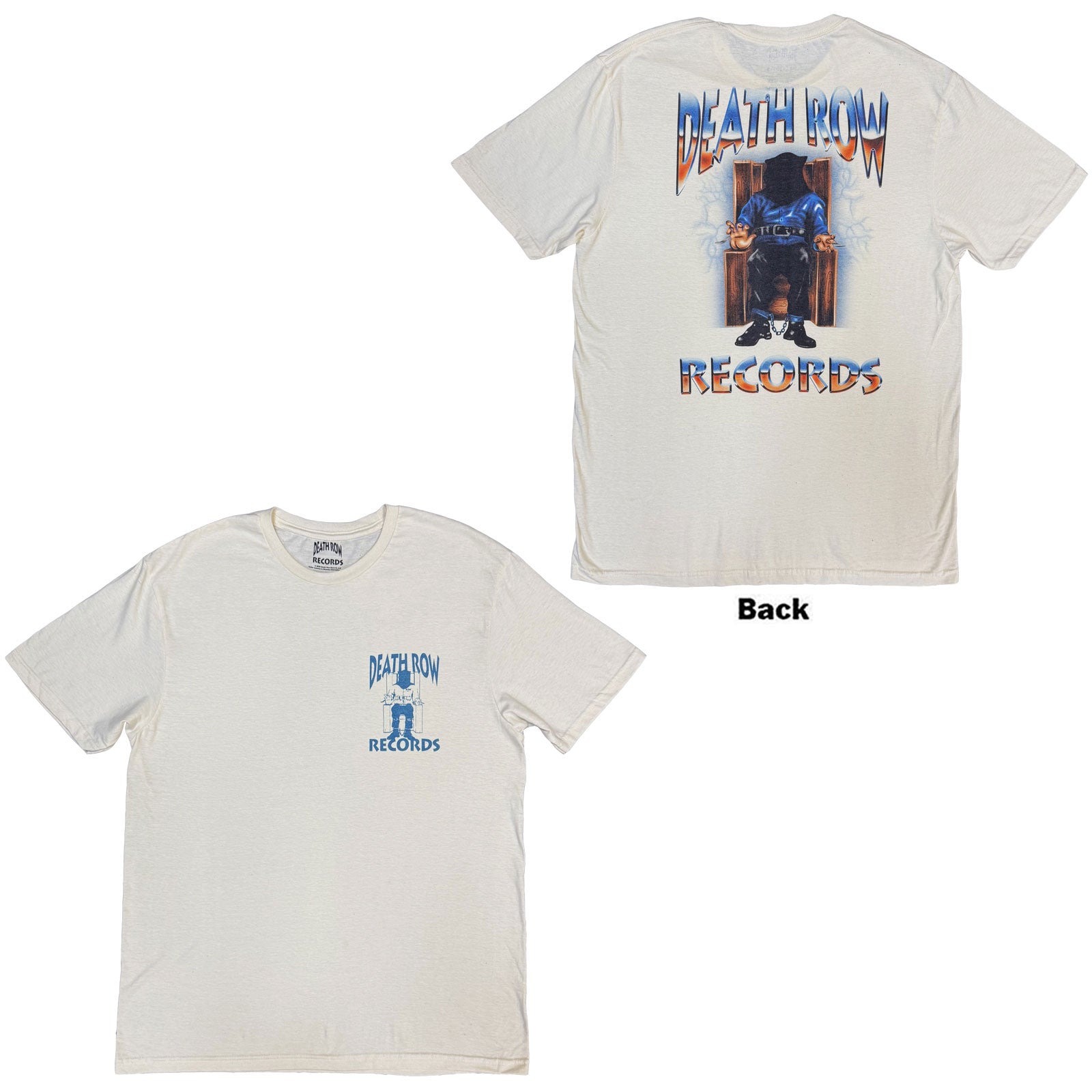 Een foto van een Death Row Records T-Shirt