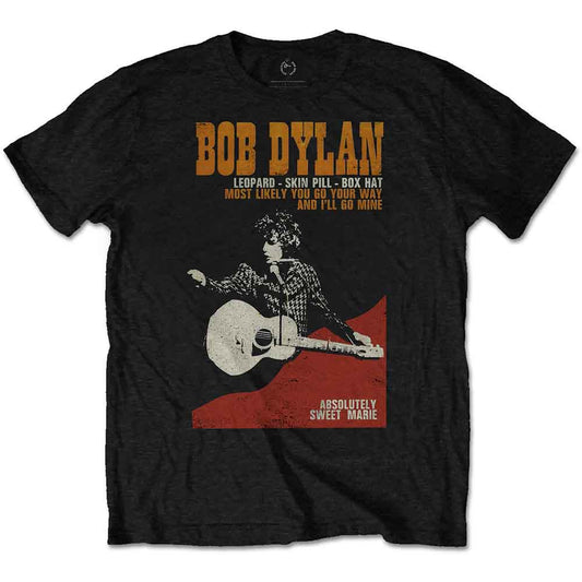Een foto van een Bob Dylan T-Shirt