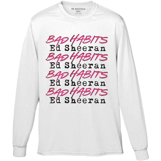 Een foto van een Ed Sheeran Lange Mouw T-Shirt