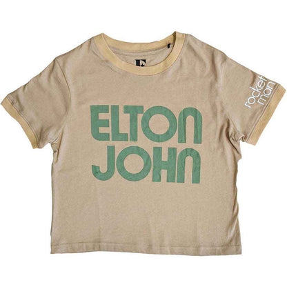 Een foto van een Elton John Crop Top