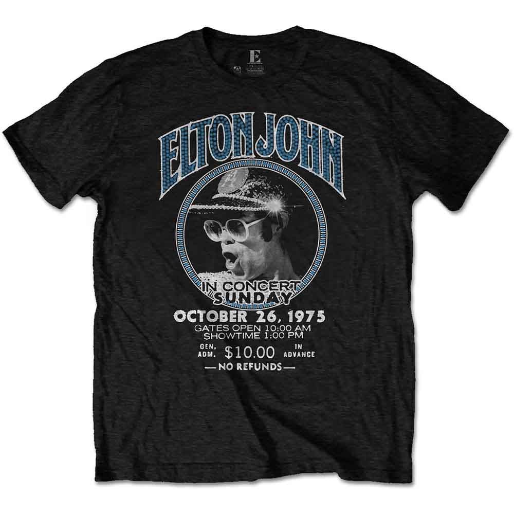 Een foto van een Elton John T-Shirt
