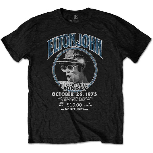 Een foto van een Elton John T-Shirt