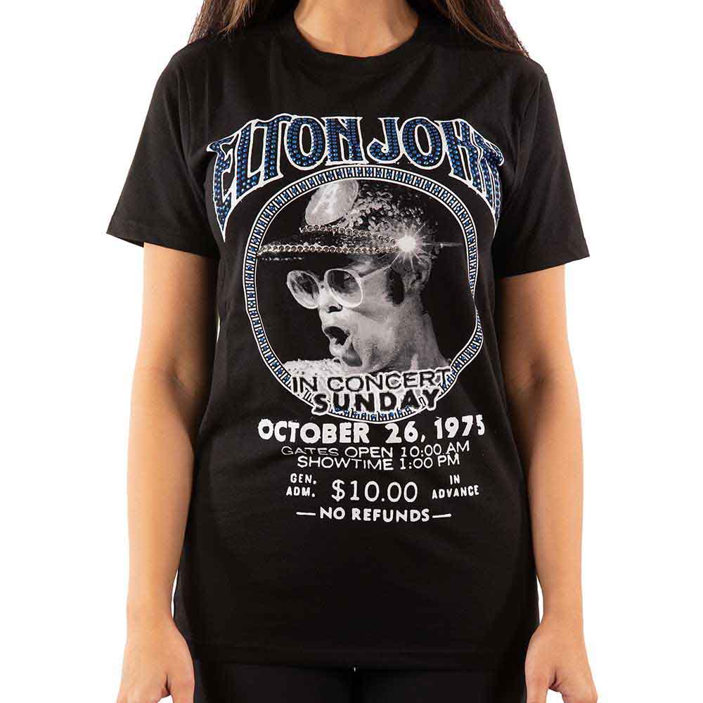 Een foto van een Elton John T-Shirt