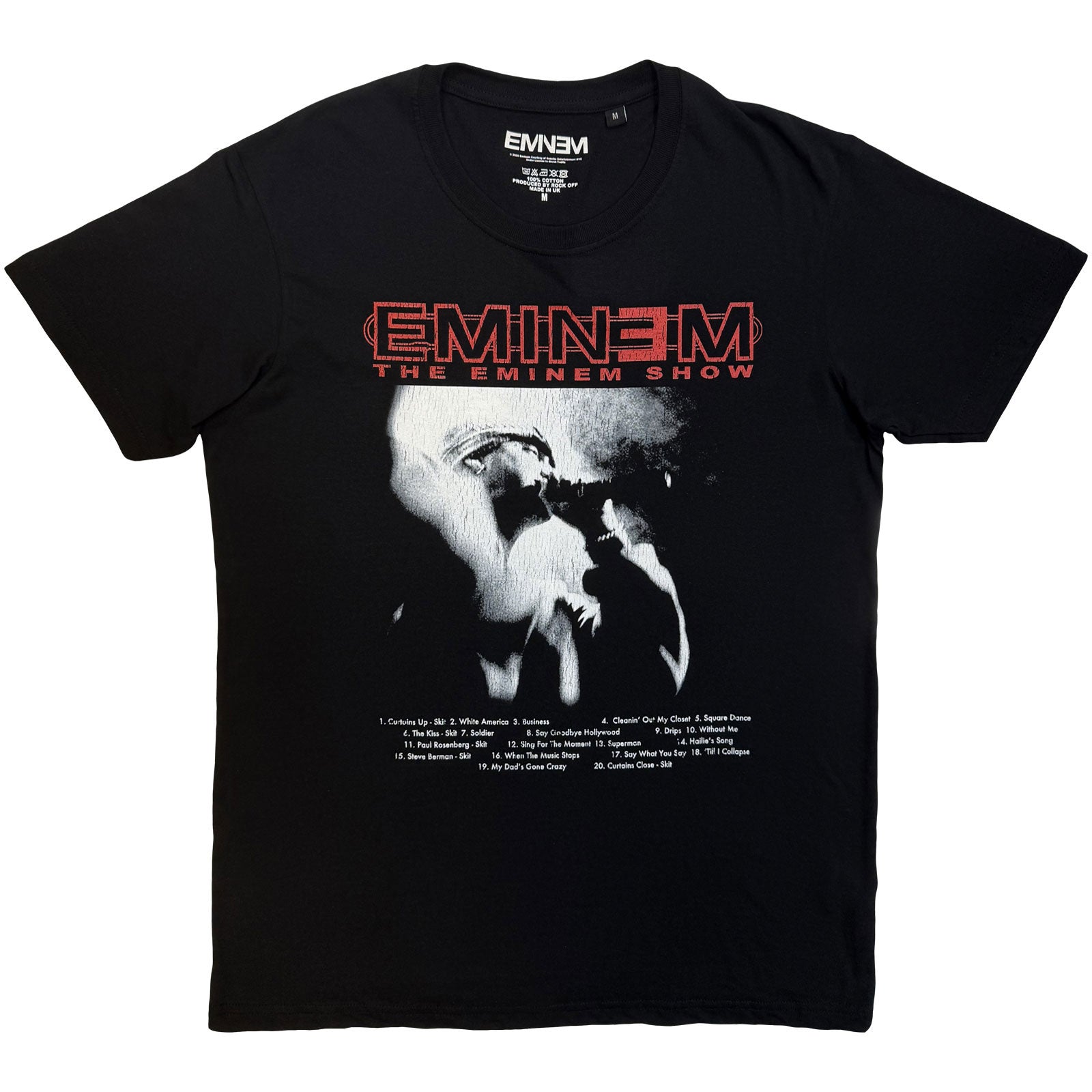 Een foto van een Eminem T-Shirt