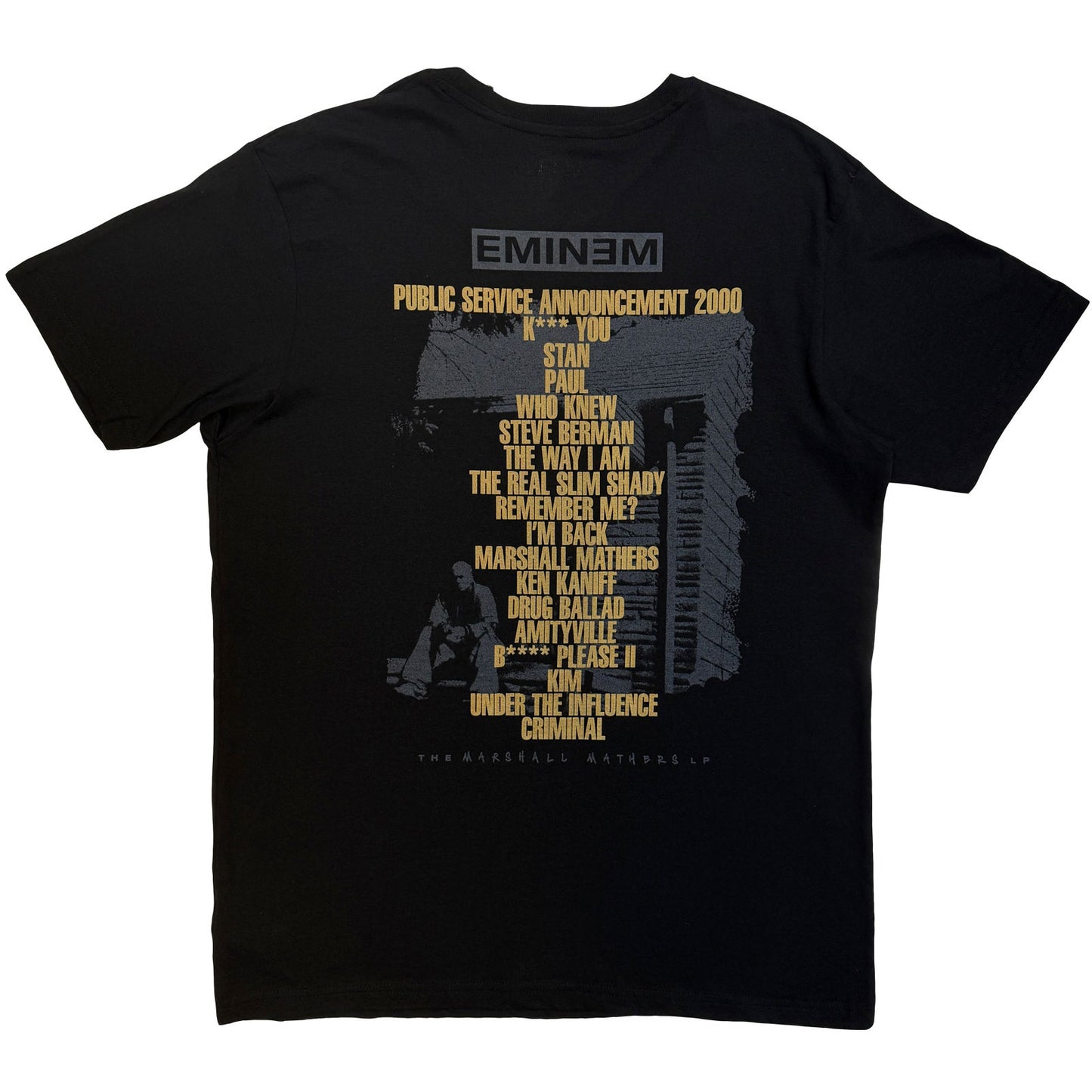 Een foto van een Eminem T-Shirt