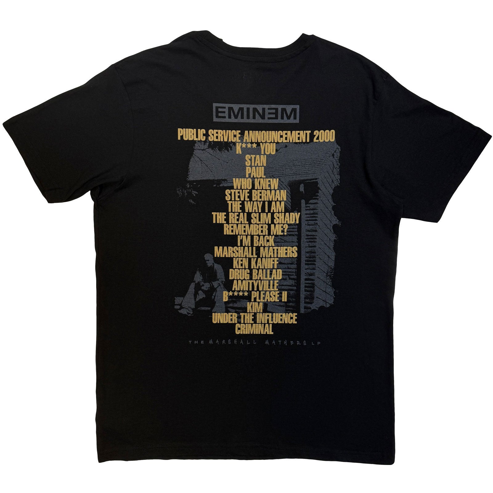 Een foto van een Eminem T-Shirt