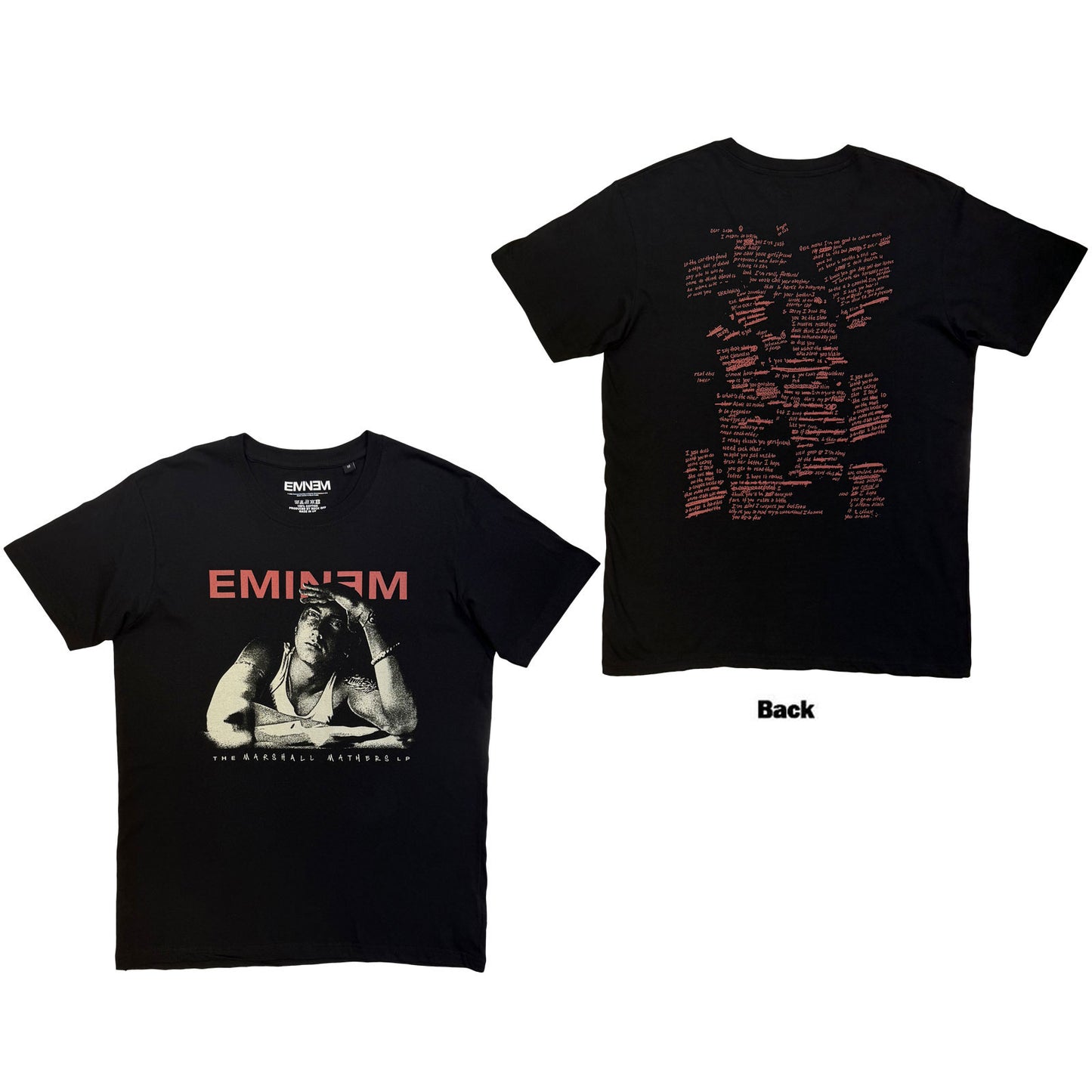 Een foto van een Eminem T-Shirt