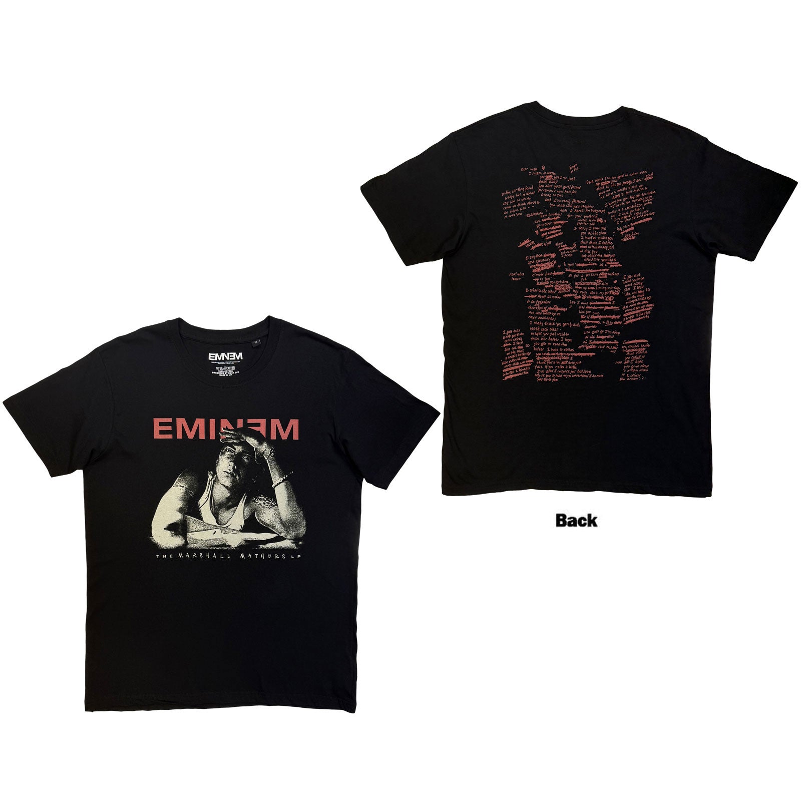 Een foto van een Eminem T-Shirt