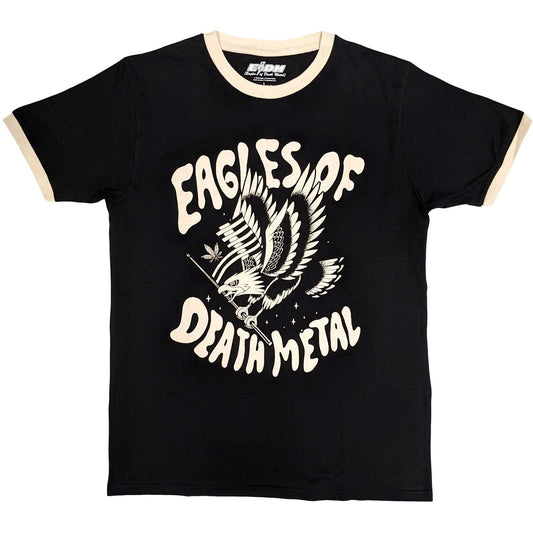 Een foto van een Eagles of Death Metal Ringer T-Shirt