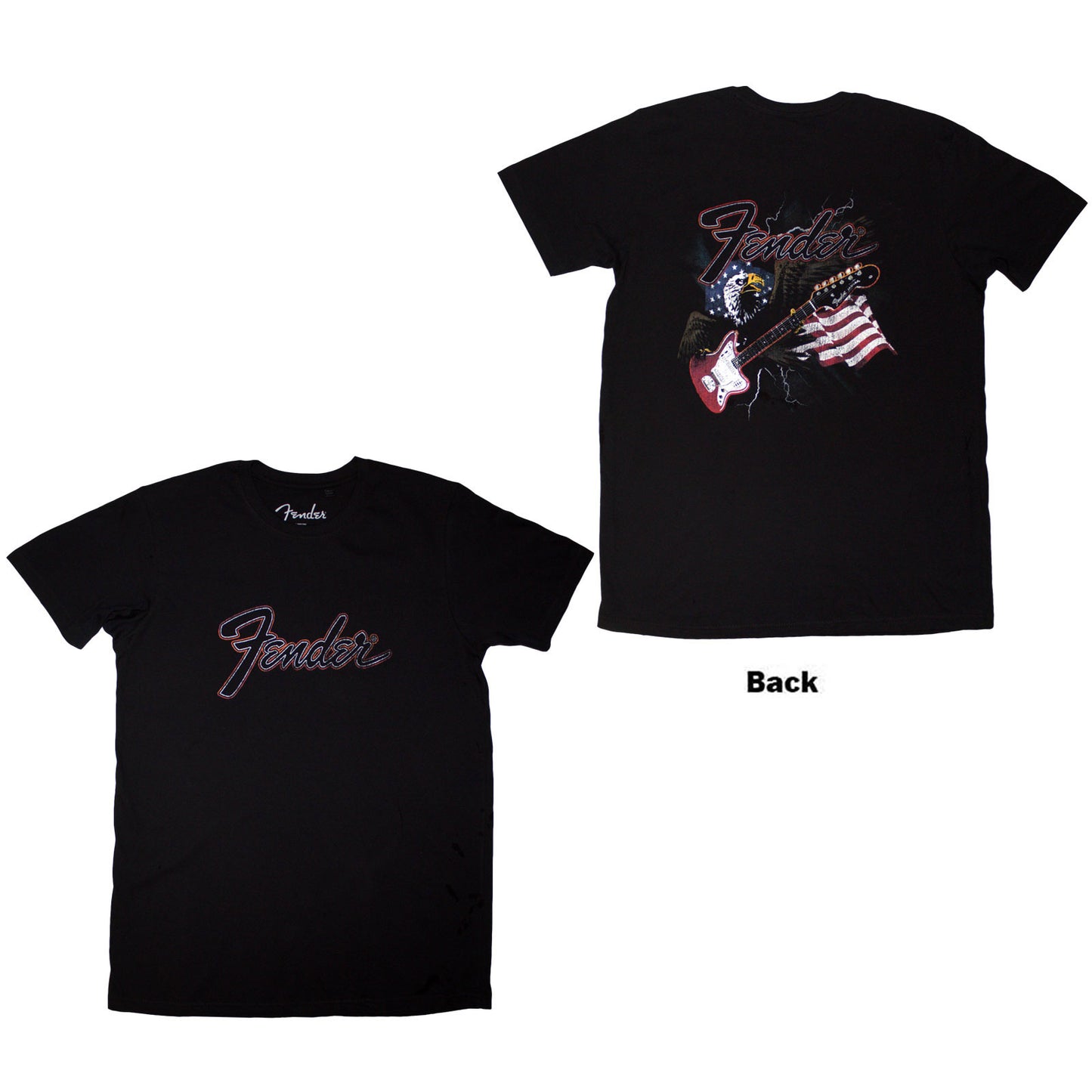 Een foto van een Fender T-Shirt