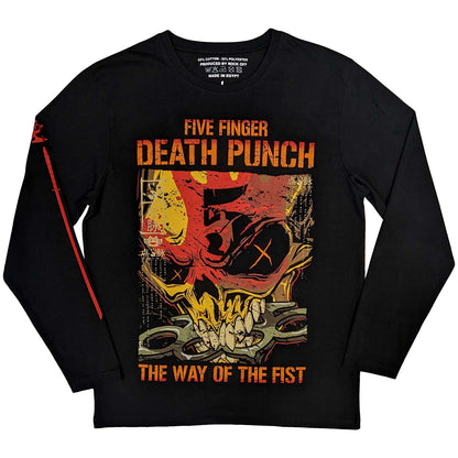 Een foto van een Five Finger Death Punch Lange Mouw T-Shirt