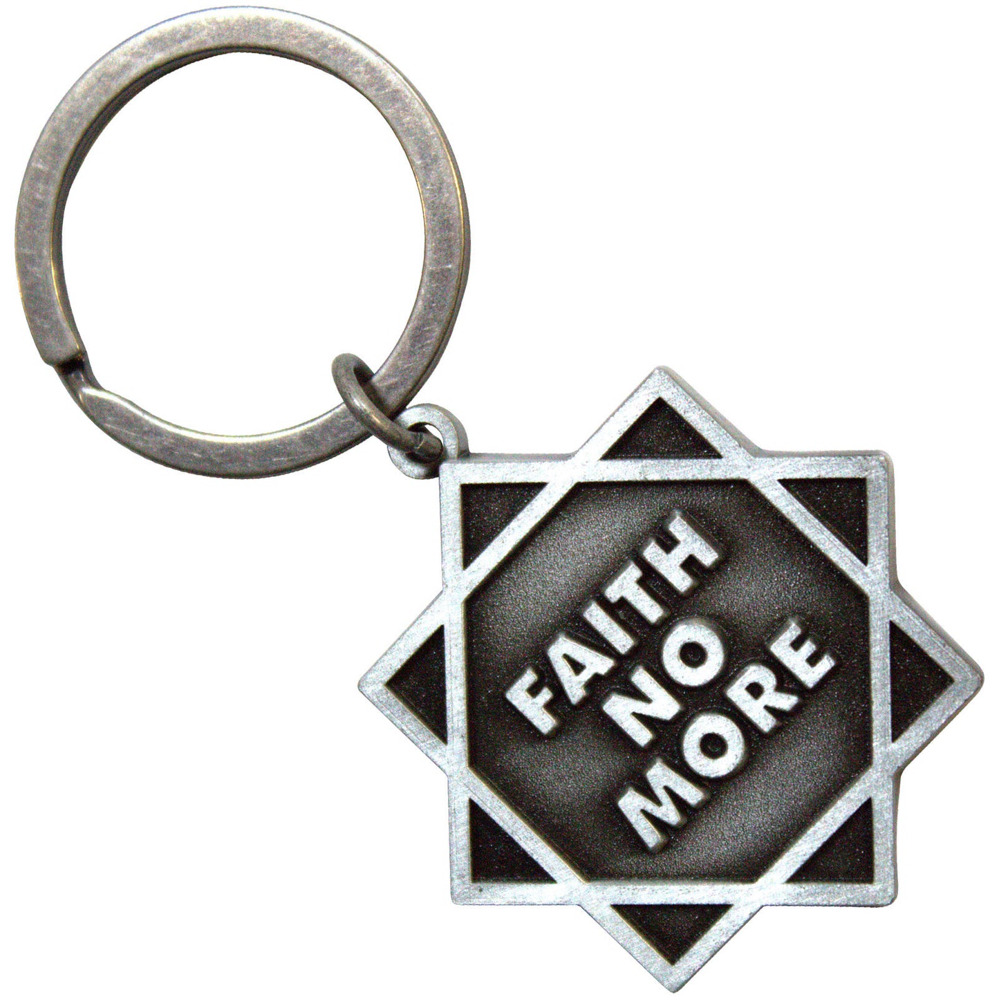 Een foto van een Faith No More Sleutelhanger