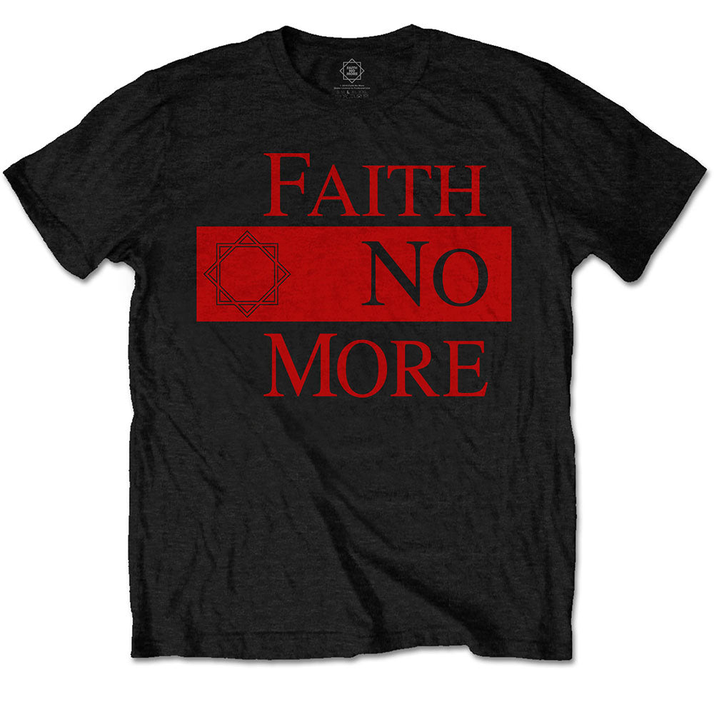 Faith No More Unisex T-Shirt: Classic New Logo Star T-Shirt