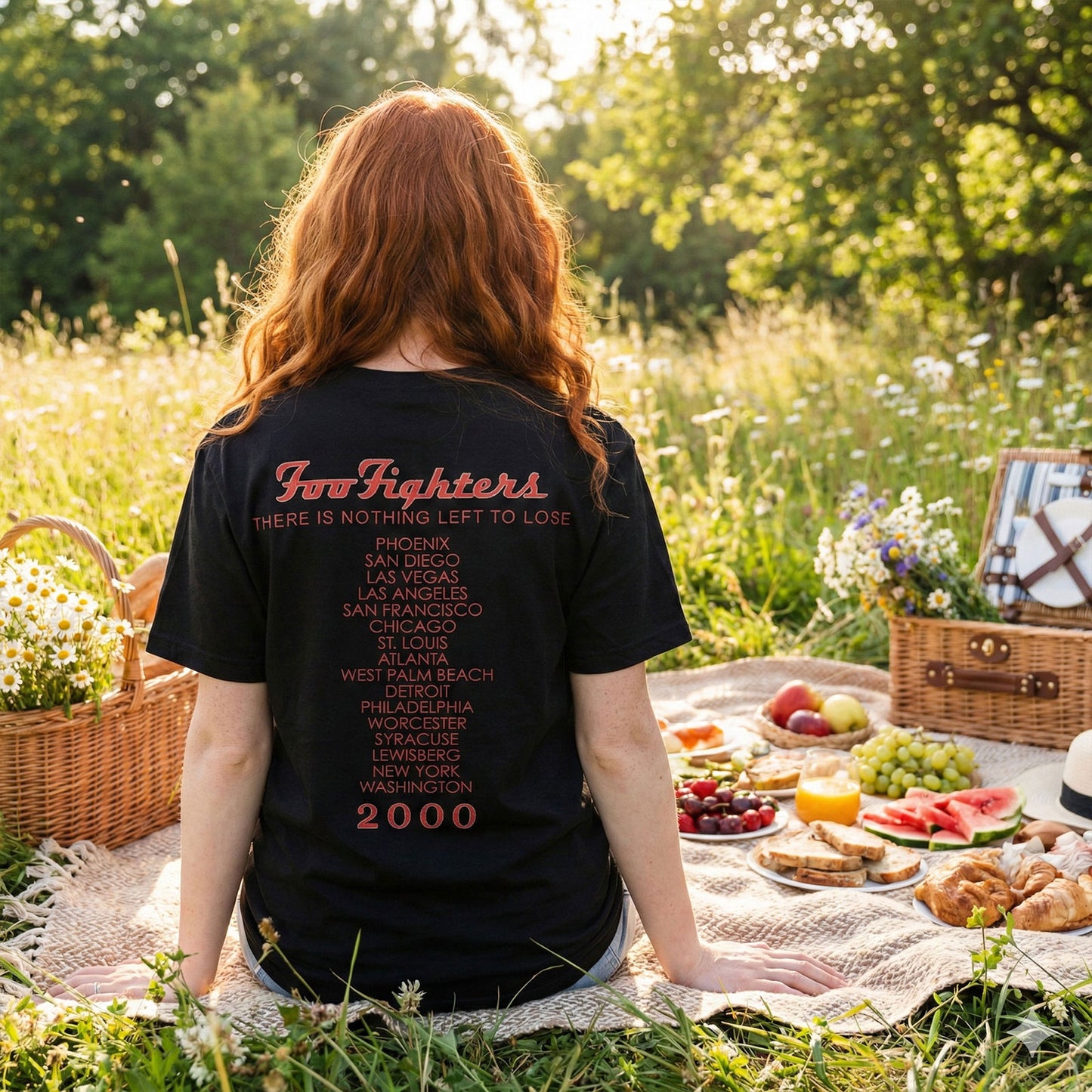 Een foto van een Foo Fighters T-Shirt