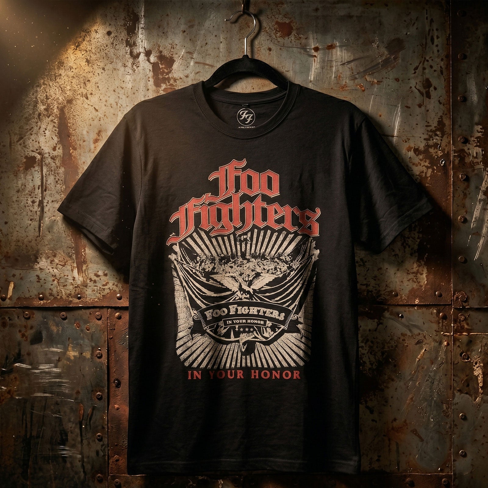 Een foto van een Foo Fighters T-Shirt