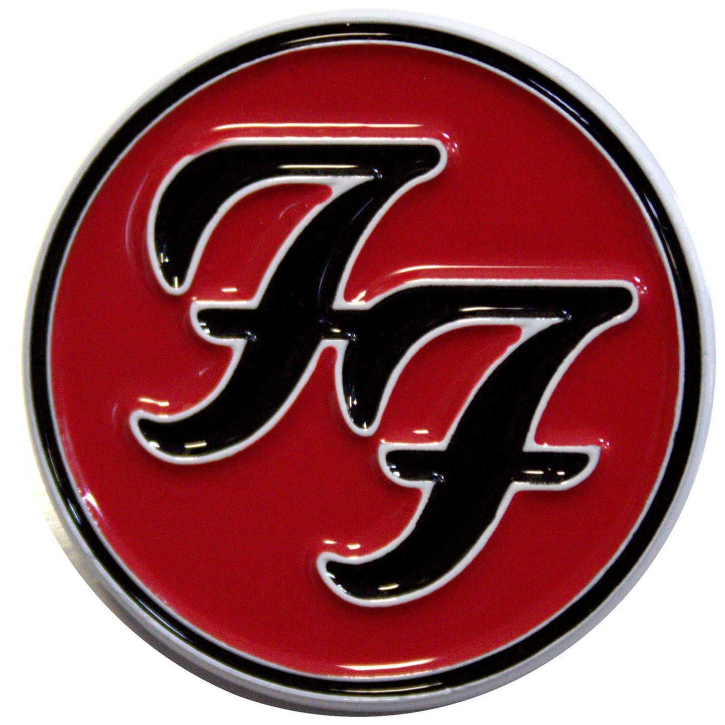 Een foto van een Foo Fighters Speld Badge