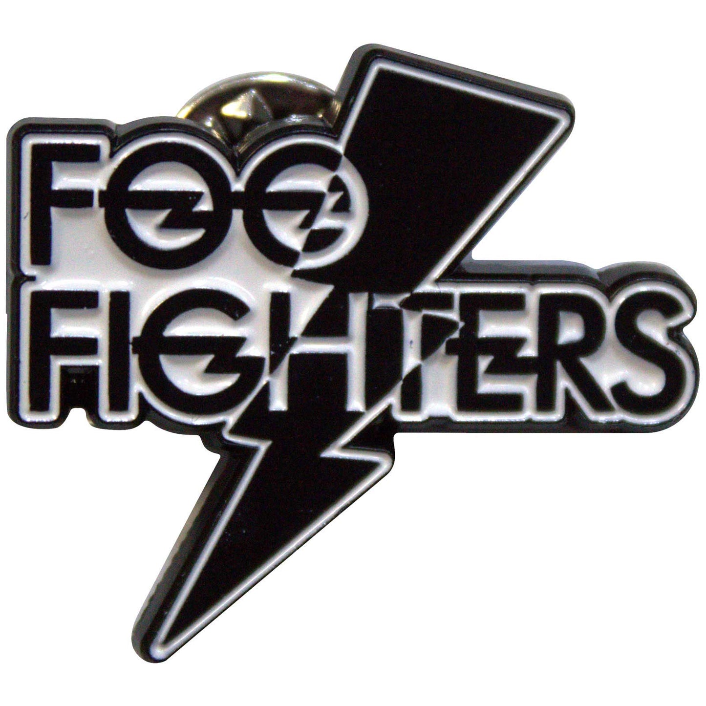 Een foto van een Foo Fighters Speld Badge