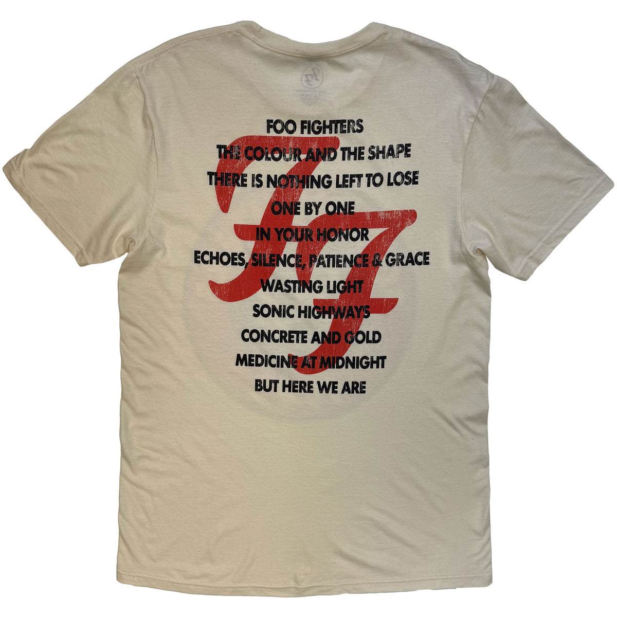 Een foto van een Foo Fighters T-Shirt