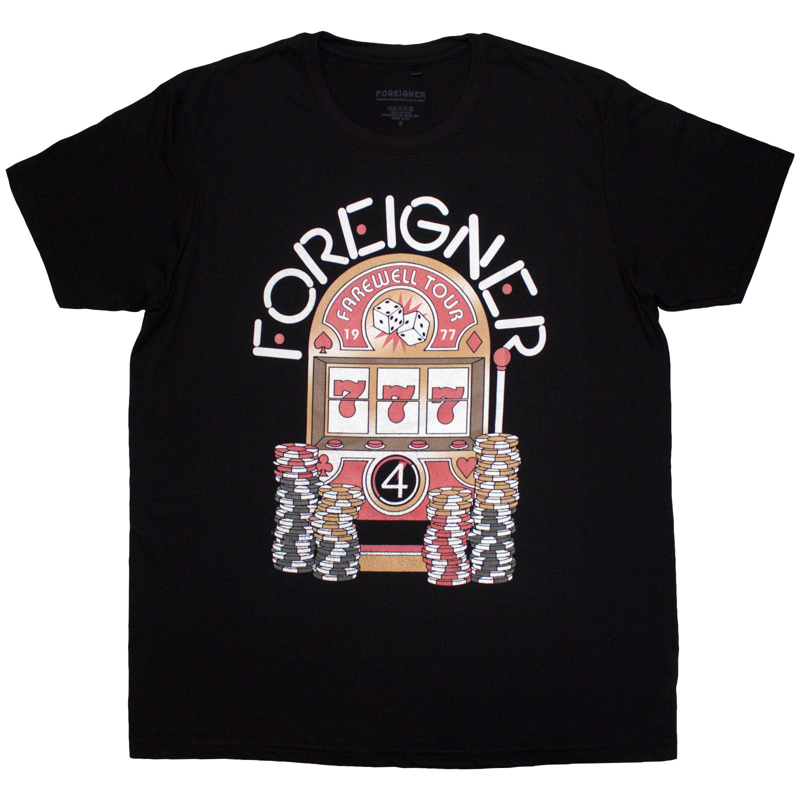 Een foto van een Foreigner T-Shirt