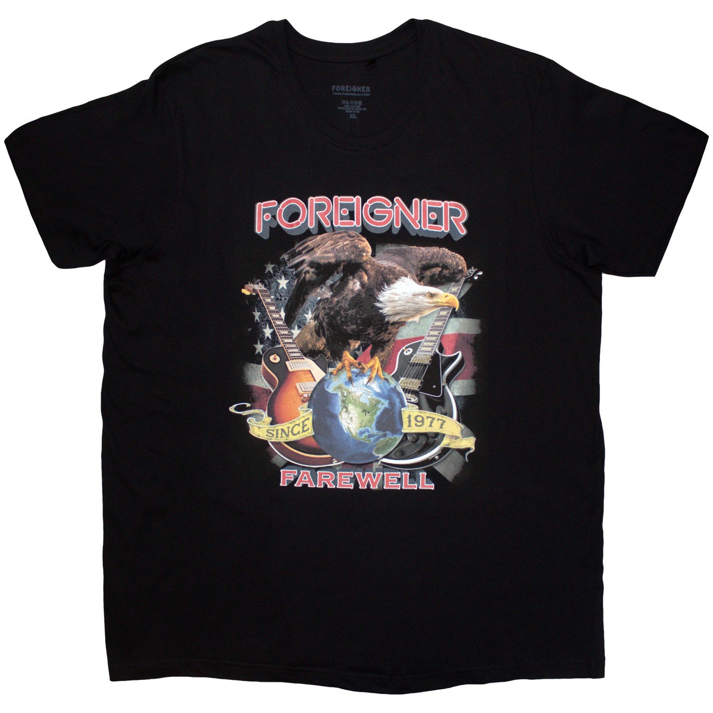 Een foto van een Foreigner T-Shirt