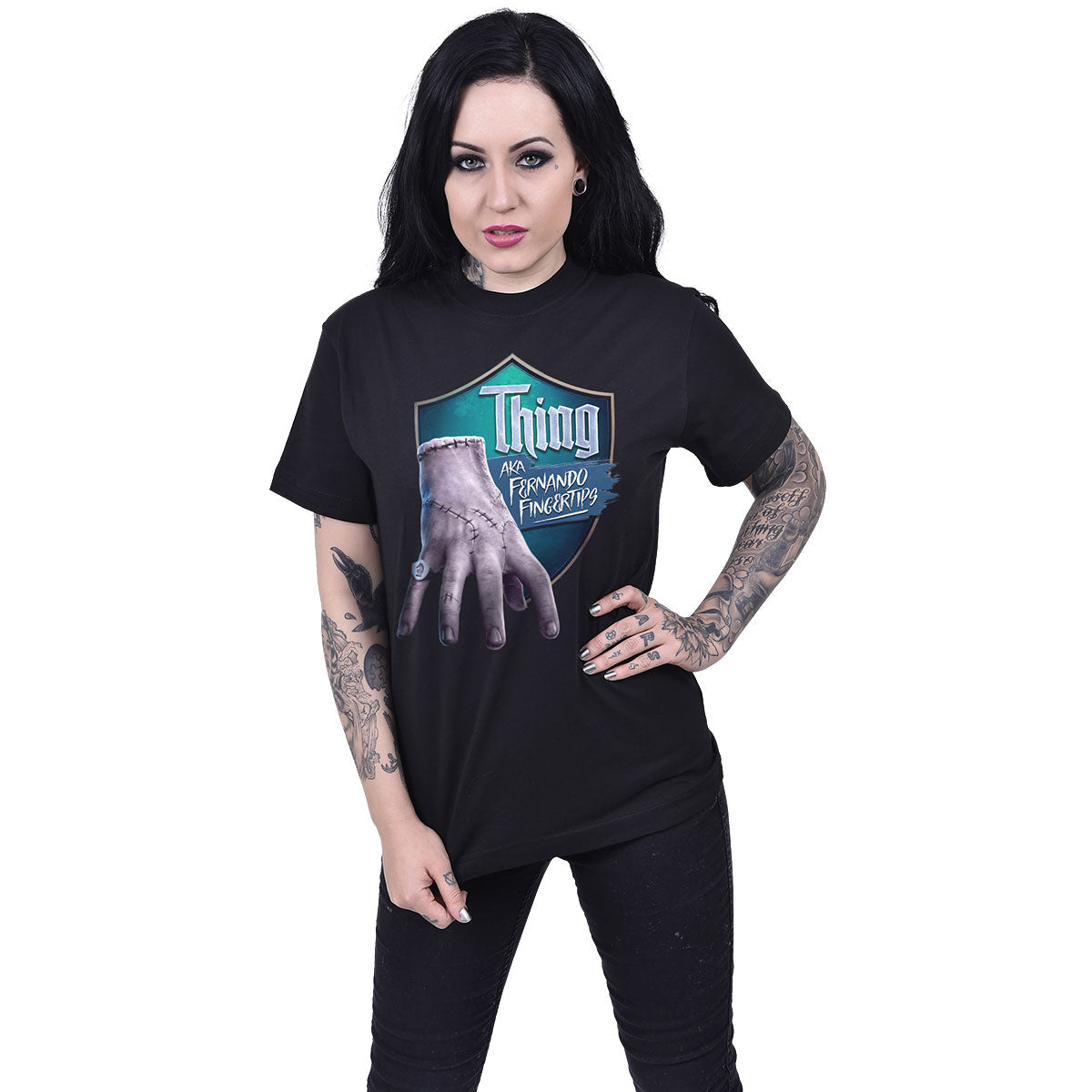 Een foto van een Wednesday T-Shirt