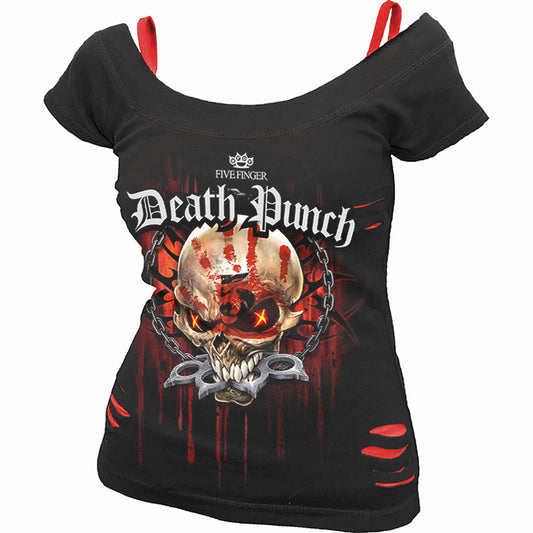 Een foto van een Five Finger Death Punch T-Shirt